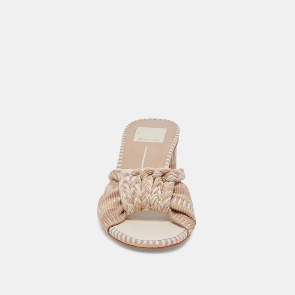 NEW DOLCE VITA Dallie Heeled Sandals Natural Multi 2510 3T7 - Picture 7 of 12